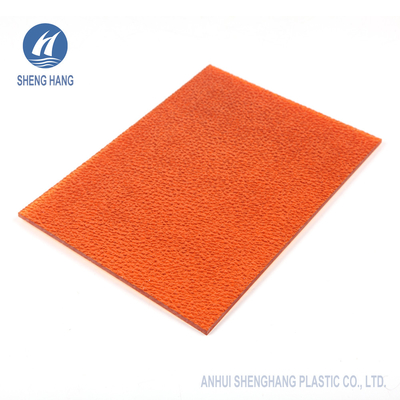 여주 패턴 PC는 폴리카보네이트 고체 시트 ASTM D648 1220*2440mm을 엠보싱 처리했습니다
