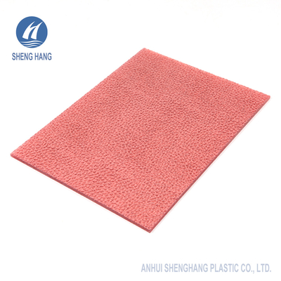 여주 패턴 PC는 폴리카보네이트 고체 시트 ASTM D648 1220*2440mm을 엠보싱 처리했습니다