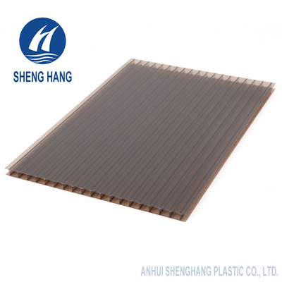 2.1*6m 8 밀리미터 중벽 폴리카보네이트는 1.5kg/ M2 Eco 우호적이 판벽널을 끼웁니다