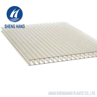2.1*6m 8 밀리미터 중벽 폴리카보네이트는 1.5kg/ M2 Eco 우호적이 판벽널을 끼웁니다