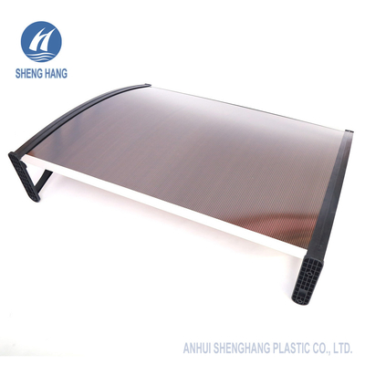 1200*800mm 폴리카보네이트 창문 문 차양 50 um 반대 UV