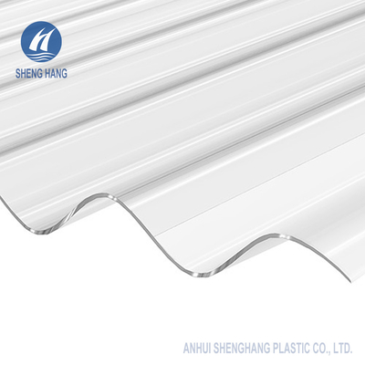 불투명한 물결모양 다중 탄산염 시트 3.28ft ASTM E84 방화를 지붕으로 덮기