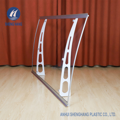 금속 브래킷 Eco와 방수 고체폴리 카보네이트 덮개 4.6ft×3ft