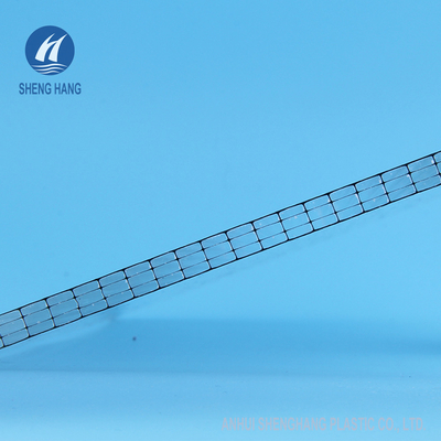 열차폐성 성능 폴리카보네이트 중공 시트 50 um 반대 UV 16 밀리미터 OEM